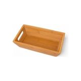 TeknoKapsül Bambu Ekmek Sepeti 23X13X7CM, Bambu Ekmeklik, Bambu Ekmek Sunumluk