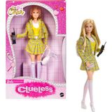 TeknoKapsül Barbie Imza Sevgili Clueless Bebek, Sarı Ekose Takım Elbise, Sırt Çantası, Cep Telefonu ve Sürüş Öğrenme Lisansı ile