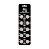 TeknoKapsül Batteries LR1130 1.5V Alkalin Düğme Pil (AG10, L1131, 389) 10'lu Paket