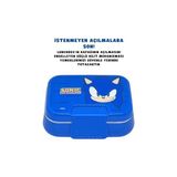 TeknoKapsül Bento 1030ML Lunchbox Sonic Lisanslı Tek Katlı 2 Bölmeli Paslanmaz Çelik Sefer Tası Yemek Kutu - Kestane Akaju - Option-1