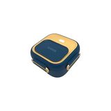 TeknoKapsül Bento 500ML Lunchbox Tek Katlı Çelik Sefer Tası Yemek Kutusu (Lacivert-Sarı) - Kestane Akaju - Option-1
