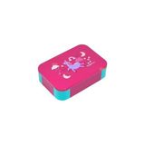 TeknoKapsül Bento 900ML Lunchbox Tek Katlı 2 Bölmeli Pp Plastik Çocuk Sefer Tası Yemek Kutusu (Pembe) - Kestane Akaju - Option-1