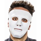 TeknoKapsül Beyaz Renk Hip Hop Anonim Jabbawockeez Dans Maskesi 18X19 cm