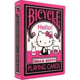TeknoKapsül Bicycle Hello Kitty 50TH Anniversary, Siyah ve Pembe Oyun Kartları