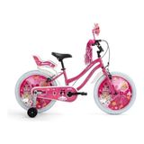 TeknoKapsül Bisan Bisan Queen Çocuk Bisikleti 30 cm V Fren 20 Jant 1 Vites Metalik Pembe Pembe