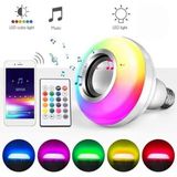 TeknoKapsül Bluetooth Hoparlör Akıllı Rgb LED Işık Renk Değiştirme Ses Bombası Ampül Görünümlü