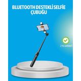 TeknoKapsül Bluetooth Işıklı Uzaktan Kumandalı Selfie Çubuğu – 130 cm Yükseklik - Seçenek