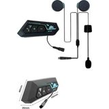 TeknoKapsül Bluetooth Kask Kulaklığı Intercom 5.0 Bluetooth Android ve Ios Uyumlu - Belirtilmemiş - Kırmızı