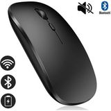 TeknoKapsül Bluetooth & Şarjlı Sessiz Tuşlu Kablosuz Mouse Ergonomik Siyah Şarj Edilebilir Mouse