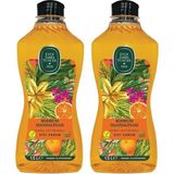 TeknoKapsül Bodrum Mandalinası Doğal Zeytinyağlı Sıvı Sabun 1500 ml x 2 - 1,5 lt