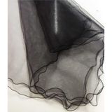 TeknoKapsül Bohça Süsü, Nişan Bohça Süsü, Kapı Süsü Tülü, Doğum Günü Tülü 150X150CM Siyah - 150 x 150 cm