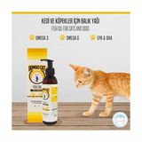 TeknoKapsül Bongo Cat Fish Oil - 200GR. (Evcil Hayvanlar Için Balik Yaği)