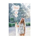TeknoKapsül Bride To Be Beyaz Kalp Folyo Balon Set