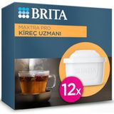 TeknoKapsül Brıta Maxtra Pro Kireç Uzmanı Yedek Su Arıtma Filtresi 12'li