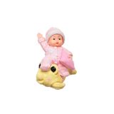 TeknoKapsül BUFFER® Decotown Hediyelik Sevimli Pembe Bebek Biblo Polyester Süs Eşyası YTBB2038BDK1005