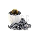TeknoKapsül Çakıl Taşı Dolomit Taşı Bahçe Süsü Akvaryum Taşı Dere Çakıl Taşı 1-2 cm 3 kg - 000-Siyah