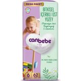 TeknoKapsül Canbebe Bebek Bezi 6 Beden (15-27 Kg) 62 Adet