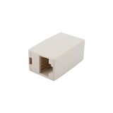 TeknoKapsül Cat6 Internet Kablosu Uzatıcı Birleştirici RJ45 Dişi Dişi Ethernet Ekleme Aparatı 4438
