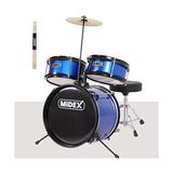 TeknoKapsül CD300X-BL Akustik Çocuk Baterisi Davulu Seti 5-14 Yaş Için Full Set