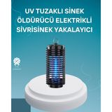 TeknoKapsül Çevre Dostu Elektrikli Sivrisinek Öldürücü Lamba – 50M² Etki Alanı