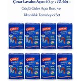 TeknoKapsül Çınar Lavabo Açıcı 40 gr x 12 Adet – Güçlü Gider Açıcı Boru Tıkanıklık Temizleyici Set