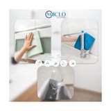 TeknoKapsül Cleanıng Mikrofiber Temizlik Bezi | Sihirli Bez, Cam ve Ayna Bezi | 4'lü Paket | Somon Serisi - Abanoz - Option-1