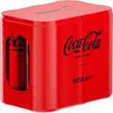 TeknoKapsül Coca-Cola Zero Sugar Kutu 6X250 ml