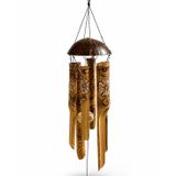 TeknoKapsül Coconat Bambu Rüzgar Çanı No:1036 KRG-55MT3-KH-DIARTA-1036