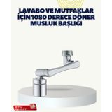 TeknoKapsül Çok Yönlü Dönebilen Musluk Başlığı 2 Fonksiyonlu Su Akışı TD-XUCZZZMUSLUKAPARATTIIIIII-3