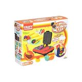 TeknoKapsül Crafy Oyun Hamur Set Mangal Keyfi 6X50GR 22 Parça Büyük