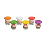 TeknoKapsül Crafy Oyun Hamur Set Pazar Kahvaltısı 6X50GR 24 Parça Büyük - 1BW-Beyaz - 0,60 x 19 x 29 cm