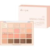 TeknoKapsül Dasique, Mat ve Işıltılı Tonlardan Oluşan 20 Renkli Far Paleti Mood Shadow Palette (03 Spring Coral)