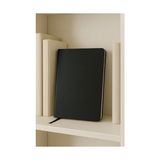 TeknoKapsül Defter, Çizgisiz Not Defteri, Siyah Termo Deri Kapaklı Çizgisiz Not Defter, 128 Yaprak A5 Planlama Not Defteri, Ofis ve Kırtasiye, Plan, Notebook (14CM x 21 Cm) - -- - Option-1