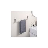 TeknoKapsül Deltahome Paslanmaz Çelik 50CM Havluluk Havlu Askısı - Yapışkanlı Sistem - Inox - Delmek Yok - Vida Yok Anında Kolay Montaj