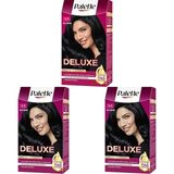 TeknoKapsül Deluxe 1-1 Gece Mavisi Saç Boyası (3 Paketi)