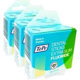 TeknoKapsül Dental Stick Kürdan X-Slim Bırch Florit (Yeşil) (3 Paketi)