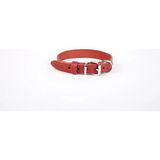TeknoKapsül Deri El Yapımı Köpek Boyun Tasması 2X30-35 cm Kırmızı
