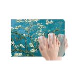 TeknoKapsül Desenli Büyük Masa Pedi 90X40 cm 3 mm Kaymaz Tabanlı Desk Mat Kumaş Mouse Pad Klavye ve Mouse Için Geniş Yüzey Ev Ofis Gaming Açık Yeşil - Option-1 - 001-Renkli