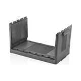 TeknoKapsül Dev Boy Katlanır Kilit Kapaklı Kasa 55 Litre Hacimli, Yer Kaplamayan Portatif Saklama Kutusu Ardiye, Balkon, Mutfak, Kiler, Bahçe ve Araç Bagajı Için Güvenli Organizer (Antrasit) - -50 C