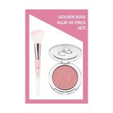 TeknoKapsül Devobis Angled Blush Brush - Açılı Allık Fırçası Powder Blush No:13 Allık Seti