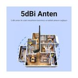 TeknoKapsül Dm AD083 650 Mbps USB Adaptör Wifi Alıcı Verici Access Point