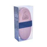 TeknoKapsül Doğal At Kılı Masaj Kuru Fırçalama Için Lacivert Kemerli Vücut Peeling Selülit Fırçası