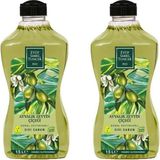 TeknoKapsül Doğal Zeytinyağlı Sıvı Sabun Ayvalık Zeytin Çiçeği 1500 ml Pet Şişe x 2 - 1,5 lt