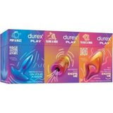 TeknoKapsül Durex Titreşimli Anal Plug Tıkaç + Manuel Mastürbatör + Çok Fonksiyonlu Titreşimli Erojen Bölge Uyarıcı