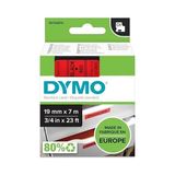 TeknoKapsül Dymo D1 Yedek Şerit, 19 mm x 7 Mt, Kırmızı/siyah (45807)