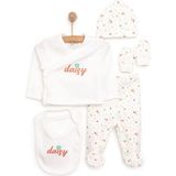 TeknoKapsül Ebebek Hello Baby Hellobaby Kız 5li Askı Hastane Çıkışı Kız Bebek - Kırmızı