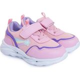 TeknoKapsül Ebebek Hello Baby Hellobaby Kız Bebek Spor Ayakkabı Yıldız Baskılı Cırt Bantlı - Beyaz