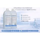 TeknoKapsül El Dezenfektanı 1 Litre Antibakteriyel El Temizleme Solüsyonu 2 Adet