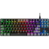 TeknoKapsül Emachines, EAK87, Siyah/gri, USB Kablolu, Rgb Backlight, Red Mekanik Switch, Türkçe Q, 87 Tuşl