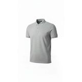 TeknoKapsül Erkek Pike Kumaş Düğmeli Yaka Regular Fit Günlük Kısa Kol Tişört T-shirt - Gri - Gri / S MY-181979